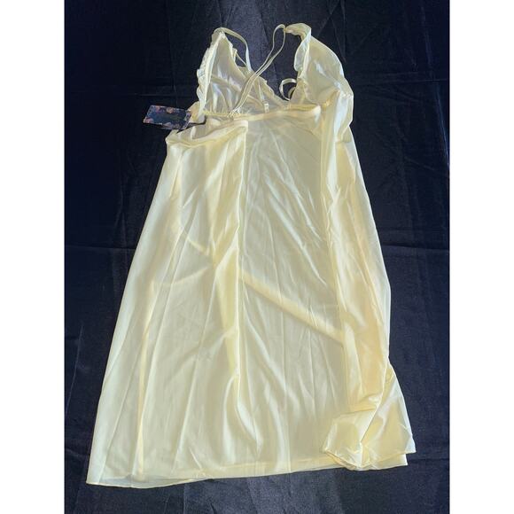 SEVEN TIL MIDNIGHT TRIANGLE CUP CHEMISE TEDDY LINGERIE SIZE 3X NEW - Picture 4 of 4